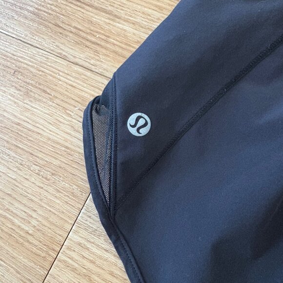 Lululemon Athletic Hotty Hot High Rise Lined Shorts 4” Black Women’s Size 4 - Picture 8 of 9